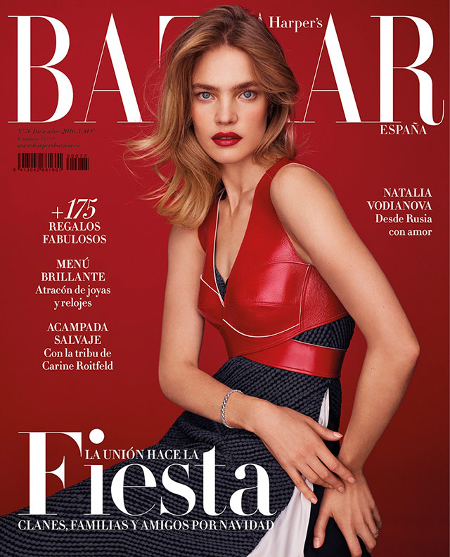 超模natalia vodianova 封面