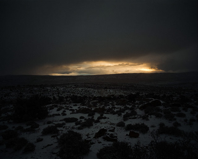 Cody Cobb在犹他州荒原中拍摄的风景照